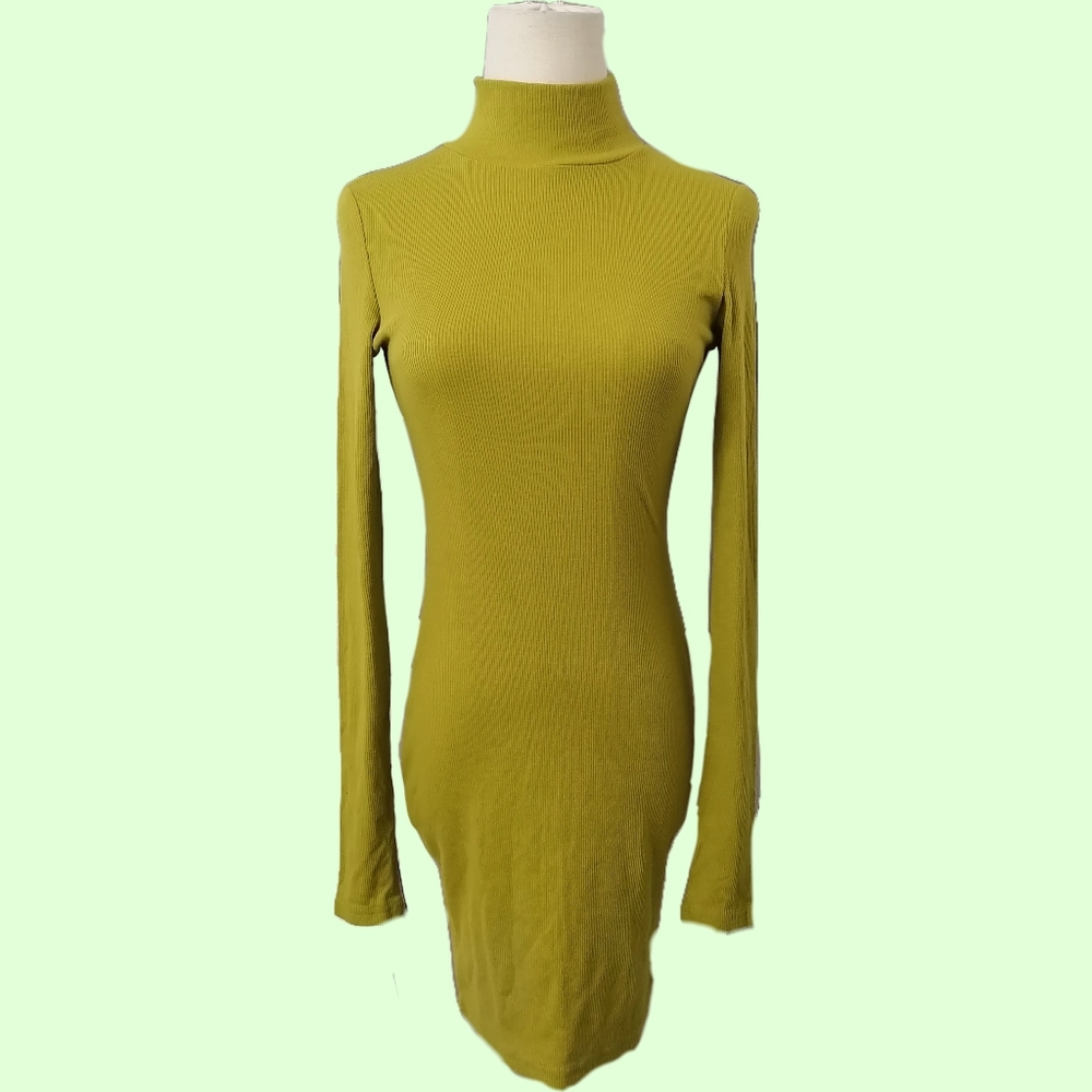 🐝🐝khaki  long sleeve dress